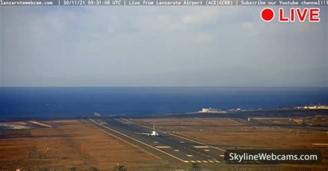 lanzarote live cam|【LIVE】 Webcam Lanzarote Airport .